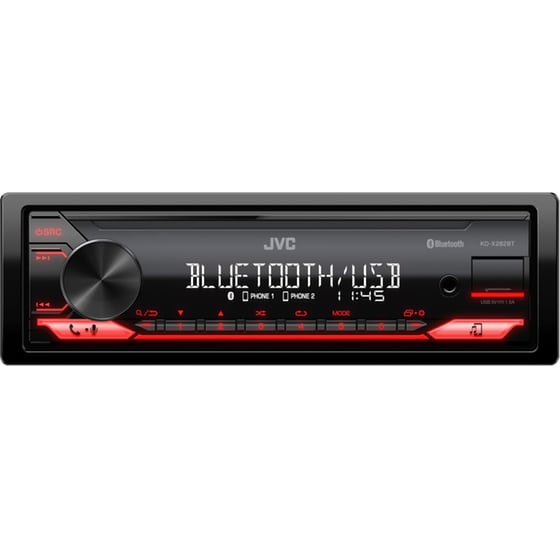 Jvc JVC282BT Ηχοσύστημα Αυτοκινήτου - Κόκκινο/Μαύρο image 0