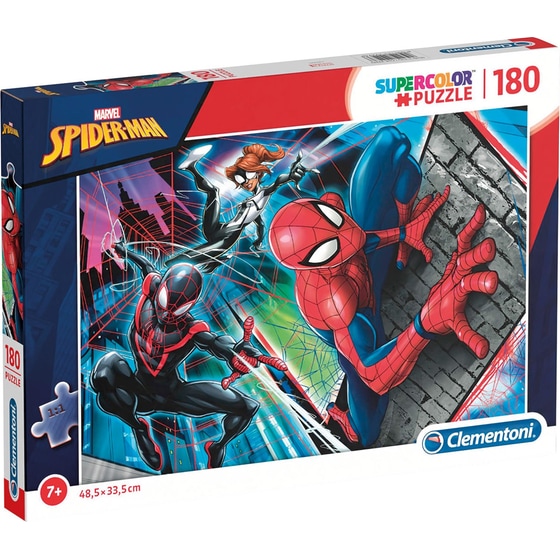 Παιδικό Παζλ Clementoni Supercolor Marvel SpiderMan (180 Κομμάτια) image 0