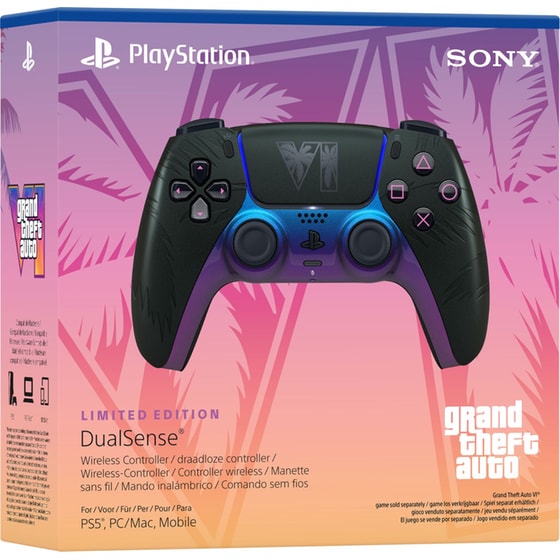Sony PS5 DualSense Wireless Controller Grand Theft Auto VI Black Limited Edition image 5