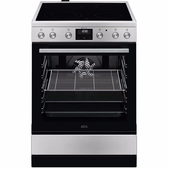 AEG CCB6446CBM SurroundCook 73 Lt Inox Ηλεκτρική Κουζίνα Κεραμική image 0