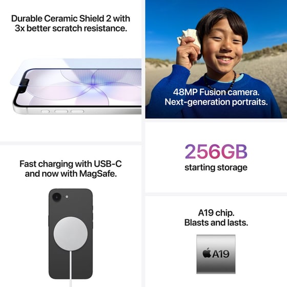 Apple iPhone 17e 256GB - Soft Pink image 5