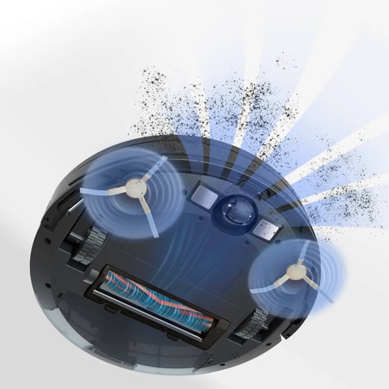 ROHNSON MAMBA RM-01 για Σκούπισμα με Χαρτογράφηση Χώρου Μαύρο Σκούπα Ρομπότ image 4