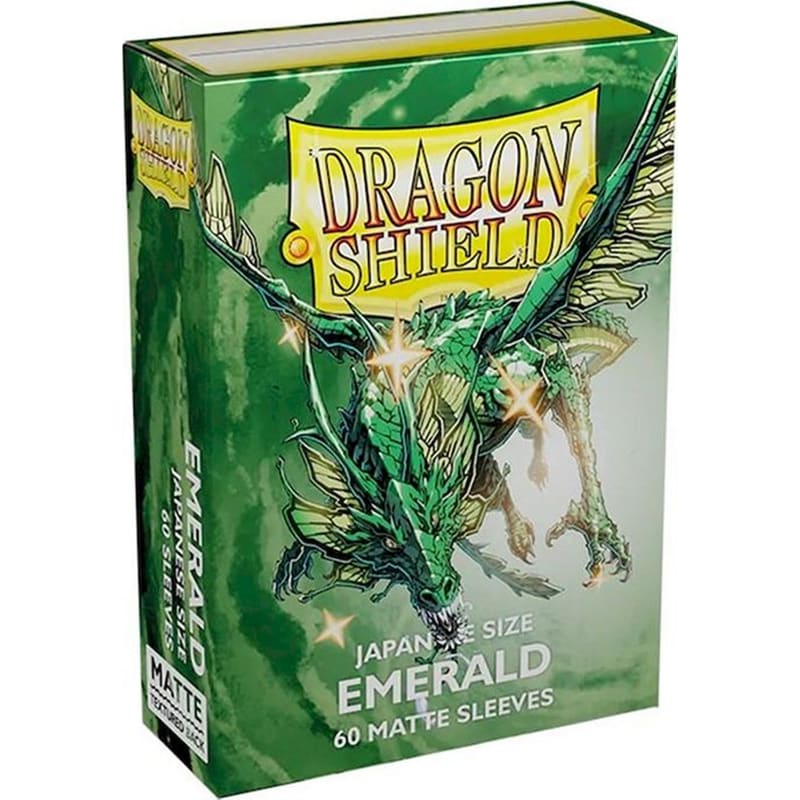 DRAGON SHIELD Dragon Shield Sleeves Japanese Small Size - Matte Emerald (60 Sleeves)