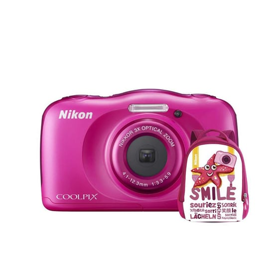 Compact Nikon Coolpix W100 Αδιάβροχη & Τσάντα Μεταφοράς - Ροζ image 0