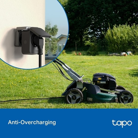 TP-Link Tapo P410M Smart WiFi Outdoor Plug Black image 9