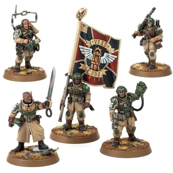Astra Militarum: Cadian Command Squad Warhammer 40k GAMES WORKSHOP image 2