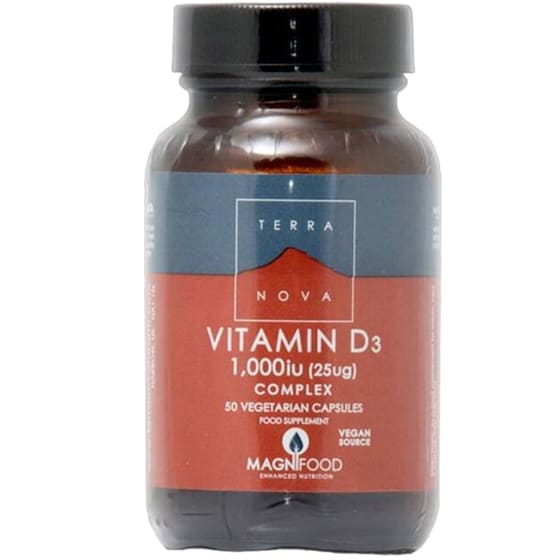 Terranova Vitamin D3 Complex 1000IU (25μg) - 50 κάψουλες image 0