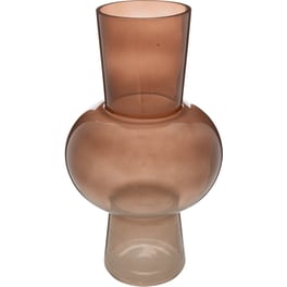 Διακοσμητικό Βάζo Spitishop Γυάλινο 21.5x40cm - Καφέ