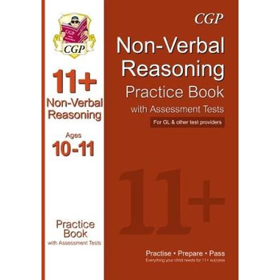 11+ Non-Verbal Reasoning Practice Book with Assessment Tests Ages 10-11 (GL & Other Test Providers) image 0