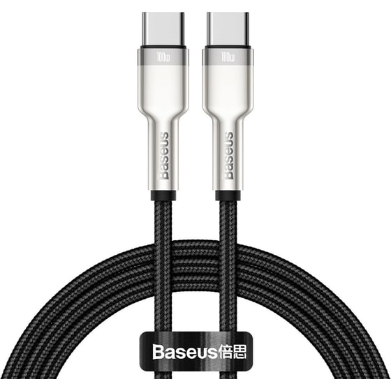 Καλώδιο δεδομένων Baseus Catjk-c01 Usb to Usb-C 5A 100W 1m - Μπεζ image 0