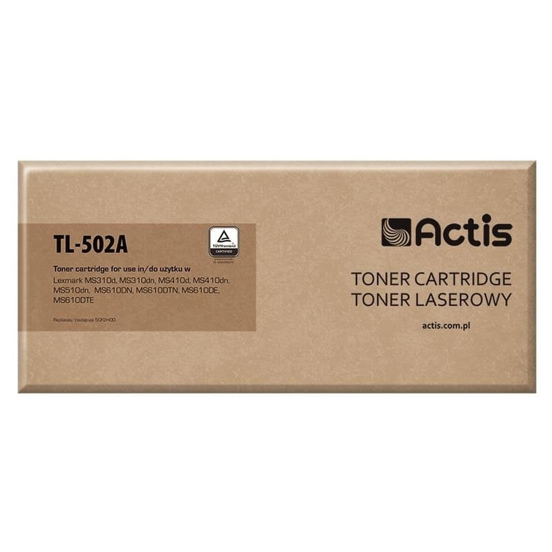 Συμβατό Toner Actis Lexmark TL-502A - Black