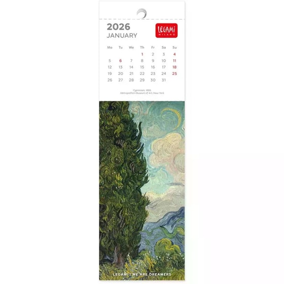Ημερολόγιο Bookmark Legami 2026 Van Gogh image 1