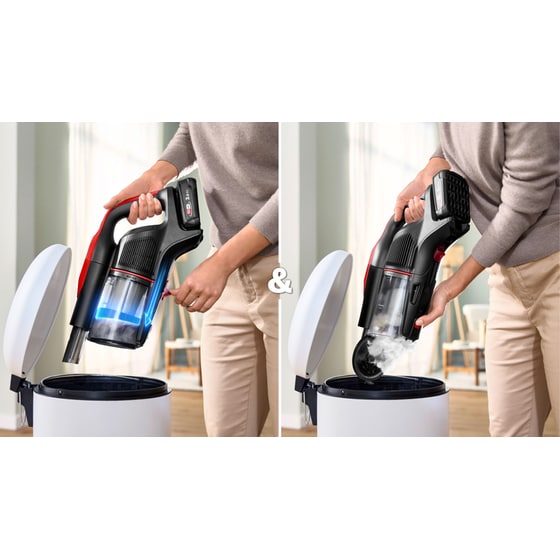 BOSCH Unlimited 9 ProAnimal BBS931PET 18 V 0.4 L Κόκκινη Σκούπα Stick image 12