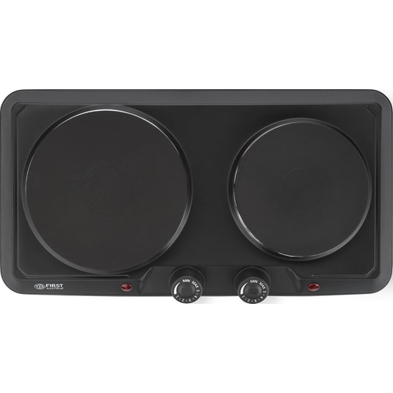 FIRST AUSTRIA FA-5083-5 2500 W Μαύρο Διπλή Επιτραπέζια Εστία Εμαγιέ image 0