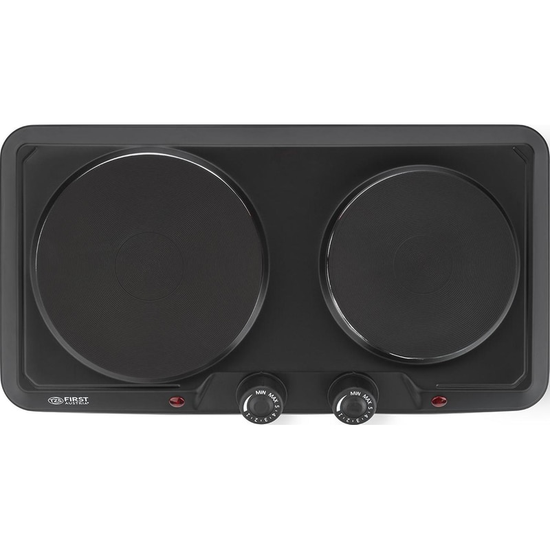 FIRST AUSTRIA FIRST AUSTRIA FA-5083-5 2500 W Μαύρο Διπλή Επιτραπέζια Εστία Εμαγιέ