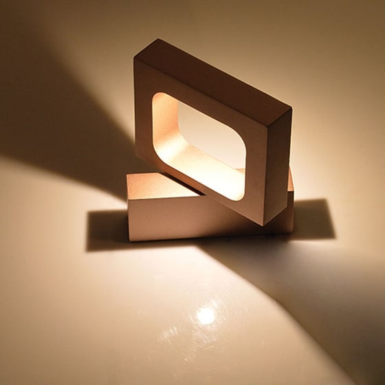 Απλίκα Τοίχου Led Aca Cyclop Zd80856ledgd από Αλουμίνιο 13x14.55x3 cm - Χρυσή image 2