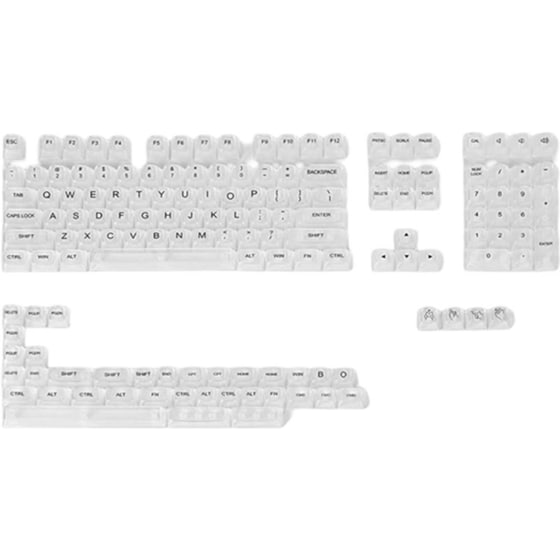 Κιτ Αναβάθμισης Μηχανικού Gaming Πληκτρολογίου Redragon A135 PBT Standard Doubleshot - Crystal image 0