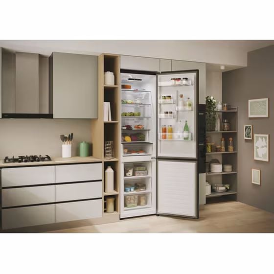 CANDY Fresco ECN2CQTEB206 Total No Frost 409 Lt Μαύρο Ψυγειοκαταψύκτης image 9