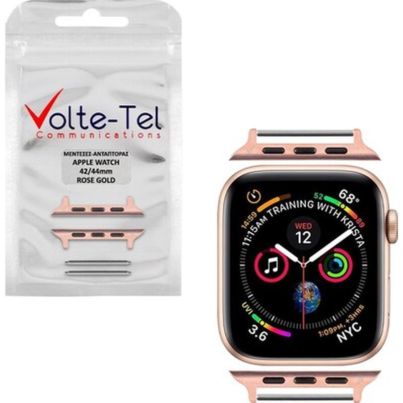 VOLTE-TEL Volte-Tel Μεντεσές για Apple Watch 42mm - Ροζ Χρυσό
