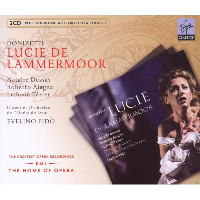 Pidò Tézier Alagna Lucie de Lammermoor / Dessay Donizetti Opéra National de Lyon 