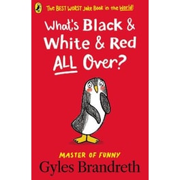What's Black and White and Red All Over?