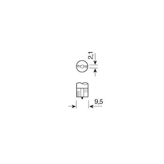 Lampa T10 12v W2,1x9,5d 3lm Hyper-led 3 Λευκο (διπλης Πολικοτητασ-καρφωτο) Blister 2τεμ. image 3