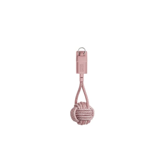 Καλώδιο δεδομένων Native Union Μπρελόκ Usb to Lightning 0.15m - Pink image 2