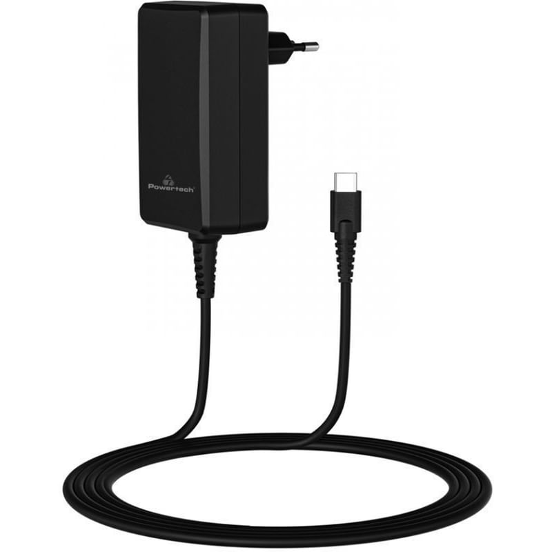 Φορτιστής POWERTECH PT-1156 Universal για laptop με υποδοχή USB-C - 65 W