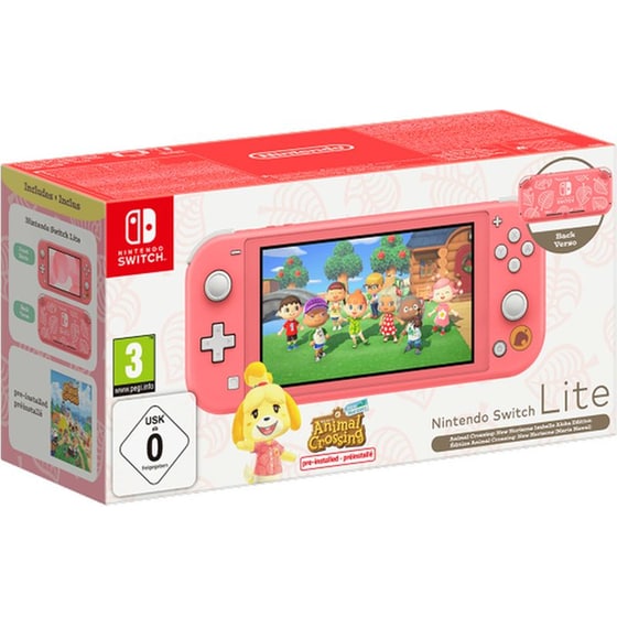 Nintendo Switch Lite Aloha Edition Isabelle - Coral image 0