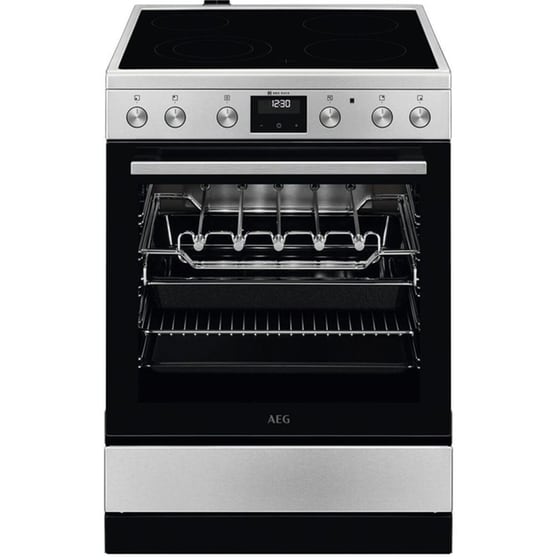 AEG CCB6443NBM SurroundCook 73 Lt Inox Ηλεκτρική Κουζίνα Κεραμική image 0