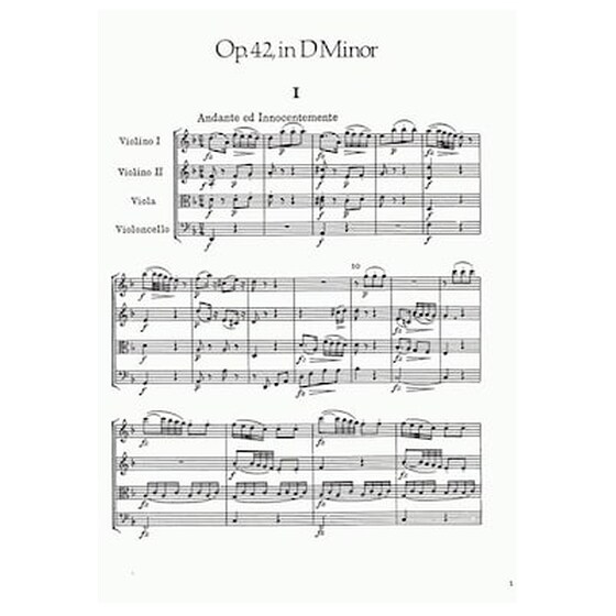 Βιβλίο Για Σύνολα Dover Publications Haydn - String Quartets, Op.42, 50, 54 image 3