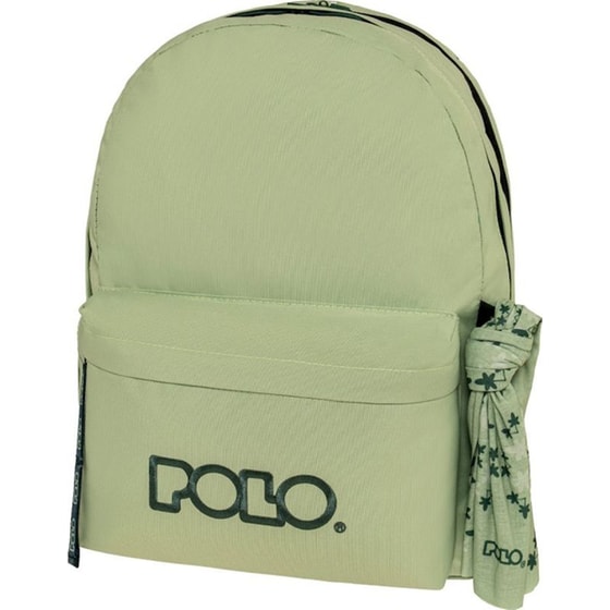 Τσάντα Πλάτης Polo Original Double Scarf Pistachio/Dark Green (+δώρο Πορτοφολάκι Polo) image 0
