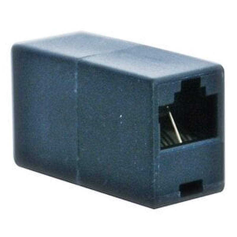Powertech Adapter Rj45 F-f Μαύρη (cab-n041)