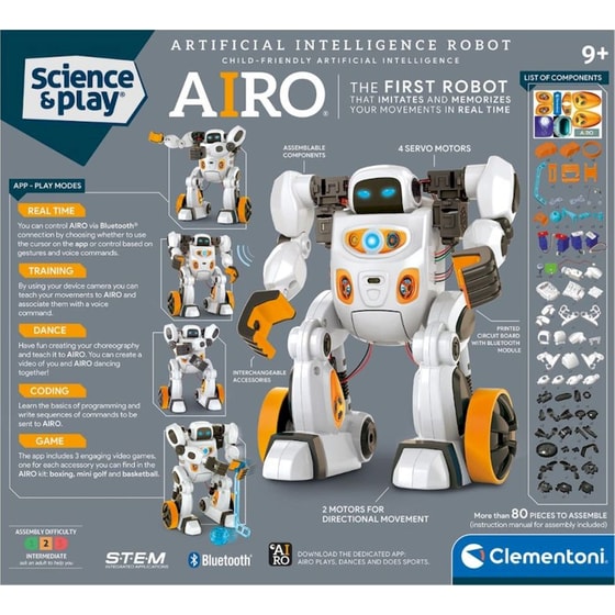 Clementoni Science & Play Airo Ηλεκτρονικό Ρομπότ image 1