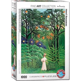 Παζλ Eurographics Henri Rousseau: Woman in an Exotic Forest (1000 Κομμάτια)