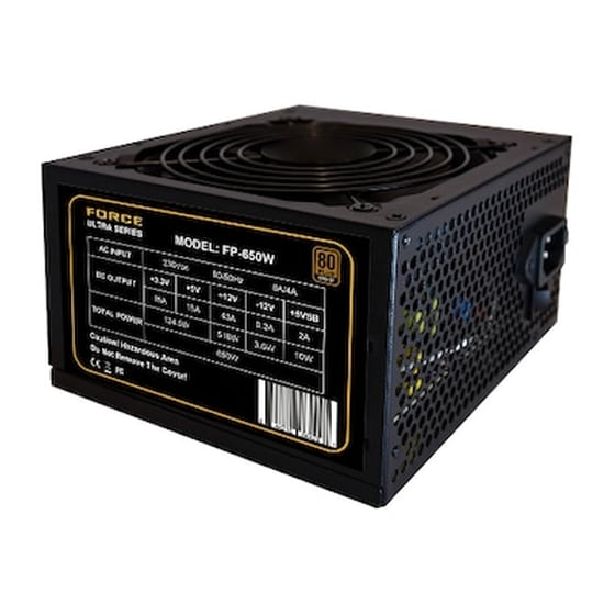 Force Ultra Series Psu 0650w,  Atx, 120mm, Apfc, 80+ Bronze Fp650w-force image 0