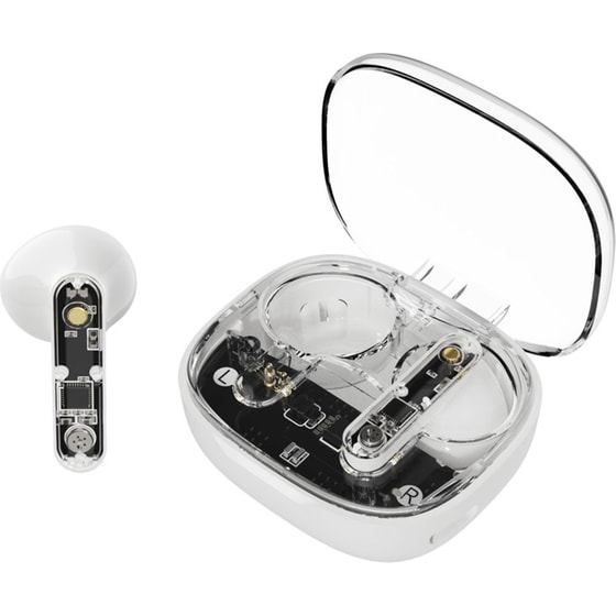 Ακουστικά Bluetooth Streetz T150 - Transparent White image 2