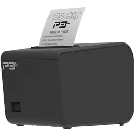 Custom P3L RS232 Ασπρόμαυρος Εκτυπωτής Thermal Label με Θύρα USB Type B (911MX010200733) image 2