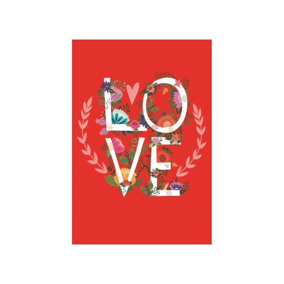 Ευχετήρια Κάρτα 12 Εποχές Love Glitter image 0