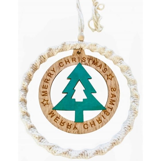 Μακραμε Κρεμαστο Στεφανι image 1