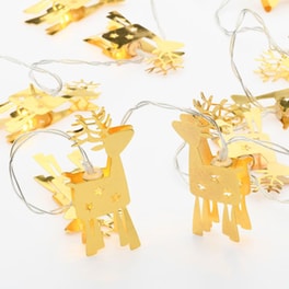 Χριστουγεννιάτικη Γιρλάντα 10 LED Aca Decor Reindeer