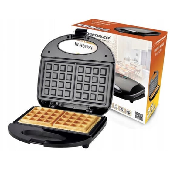 ESPERANZA EKT008 Blueberry Wrapper 2 Θέσεων 1000W Μαύρο Βαφλιέρα image 2