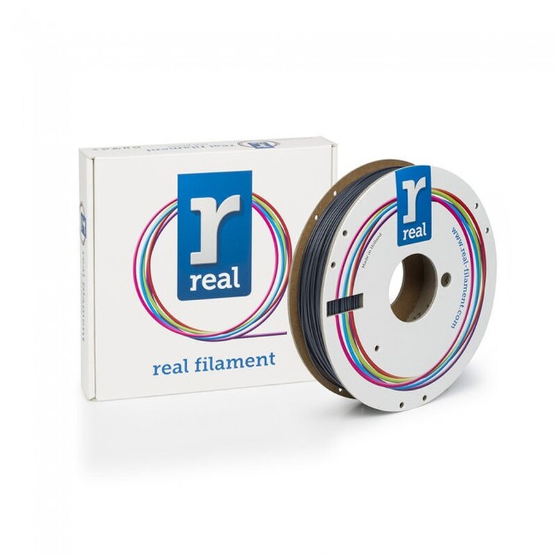 Real PLA 3D Printer Filament - Gray - Spool Of 0.5kg - 1.75mm