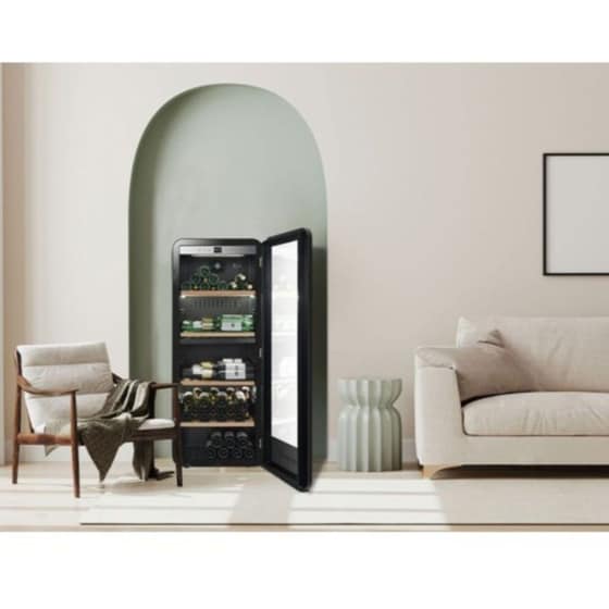 LA SOMMELIERE APOGEE145DZ για 143 Μπουκάλια με UV Προστασία Μαύρο Συντηρητής Κρασιών image 8