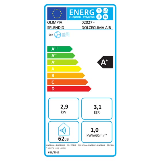 OLIMPIA DOLCECLIMA AIR PRO 13.000 BTU A+ Φορητό Κλιματιστικό image 4