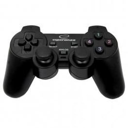 Esperanza Eg106 Gamepad Ενσύρματο για PC, PS2 & PS3 με Δόνηση Μαύρο