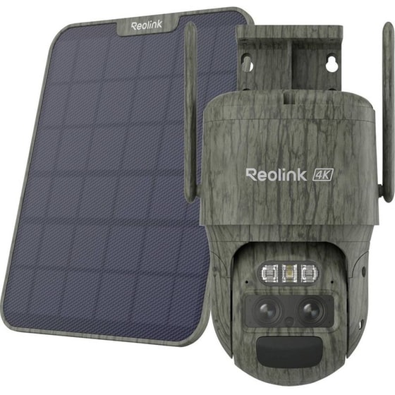 Ασύρματη IP Camera Reolink TrackMix Series G770 4K Bullet / Box με 4G & Dual-Lens Auto-Tracking + Solar Panel - Λευκό image 0
