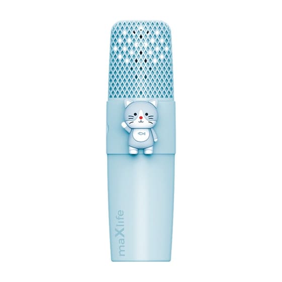 Μικρόφωνο Karaoke Maxlife Mxbm-500 Bluetooth με Ηχείο - Μπλε image 0