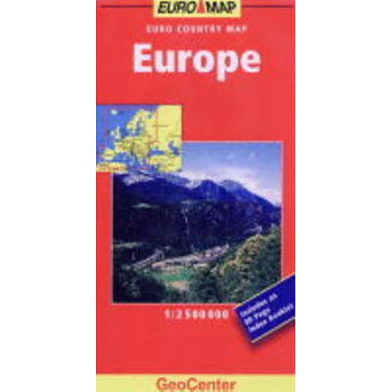 Europe GeoCenter Euro Map image 0