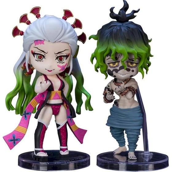 Φιγούρα BANDAI TAMASHII NATIONS Demon Slayer: Kimetsu No Yaiba Mini - Daki & Gyutaro (9cm) image 0
